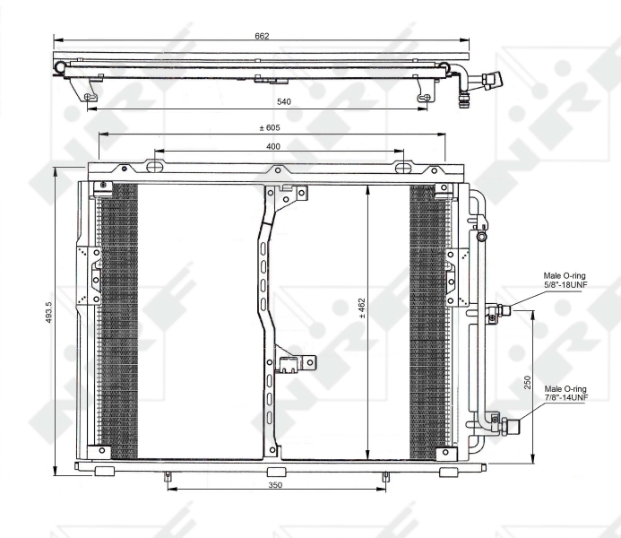 Airco condensor NRF 35229