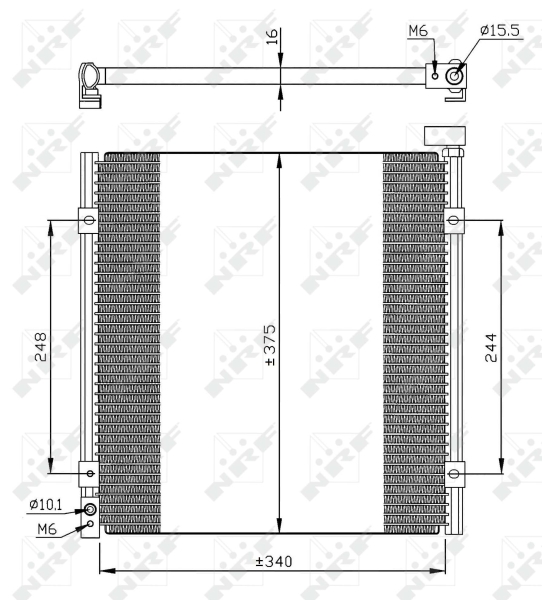 NRF Airco condensor 35264