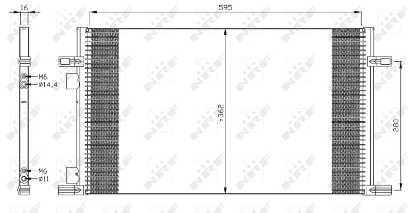 Airco condensor NRF 35298