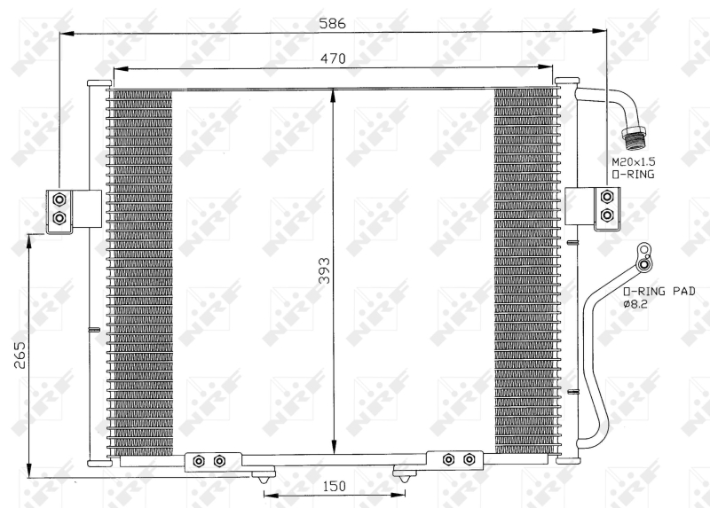 Airco condensor NRF 35399