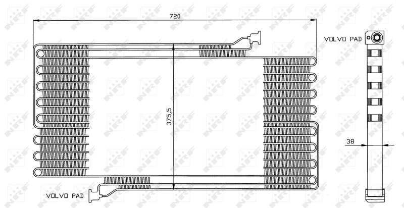 Airco condensor NRF 35472
