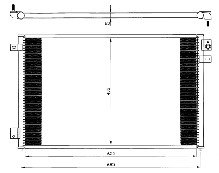 Airco condensor NRF 35567