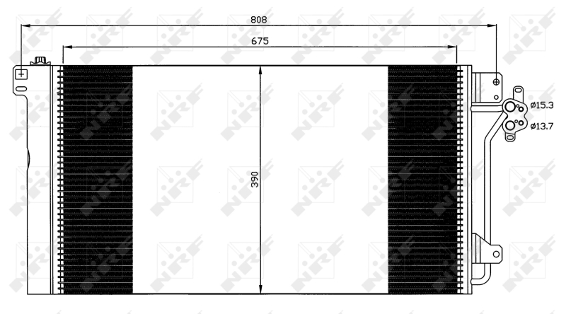 NRF Airco condensor 35622