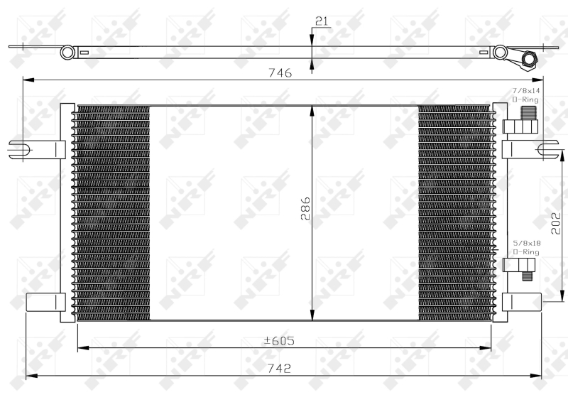 Airco condensor NRF 35647