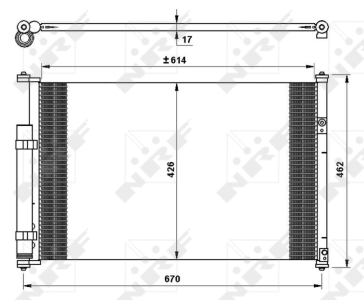 NRF Airco condensor 35769