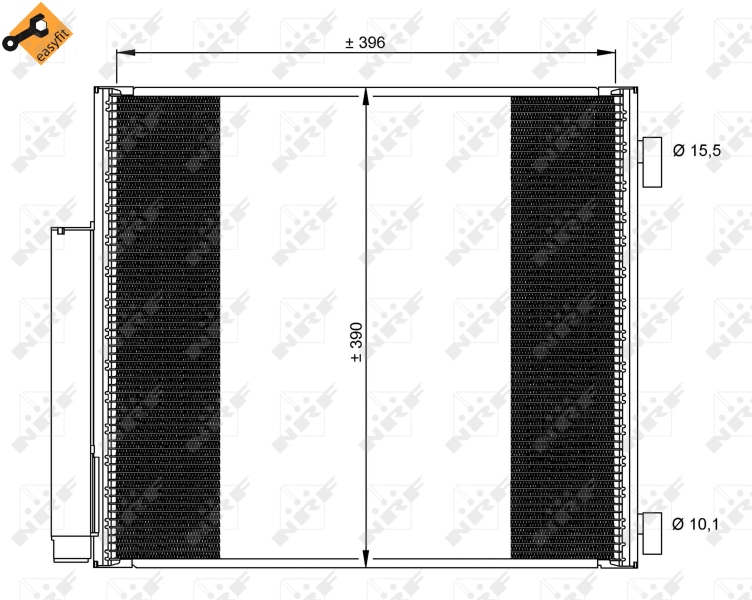 NRF Airco condensor 35859