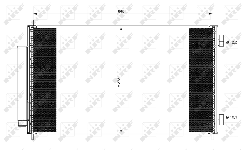 NRF Airco condensor 35864