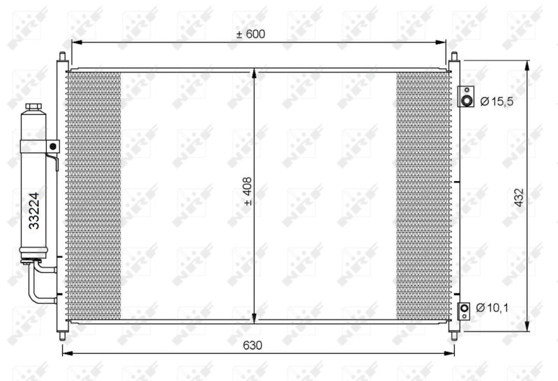 Airco condensor NRF 35873