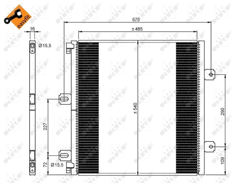 Airco condensor NRF 35901