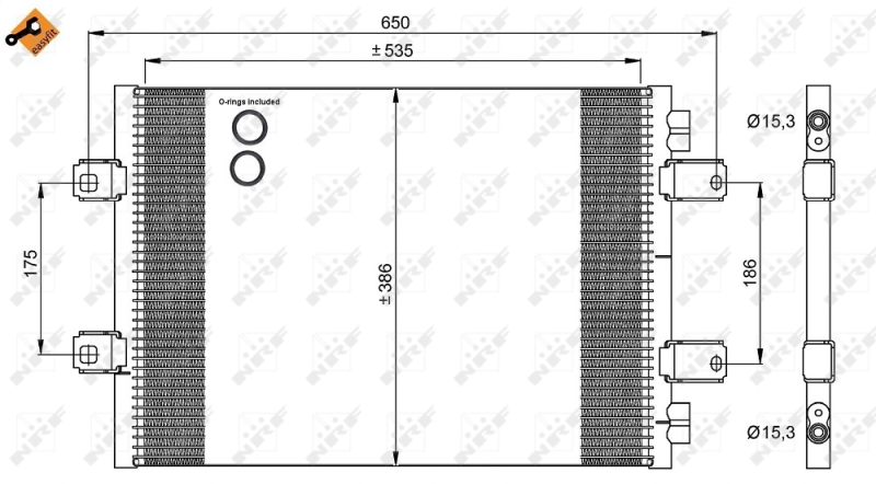 Airco condensor NRF 35909