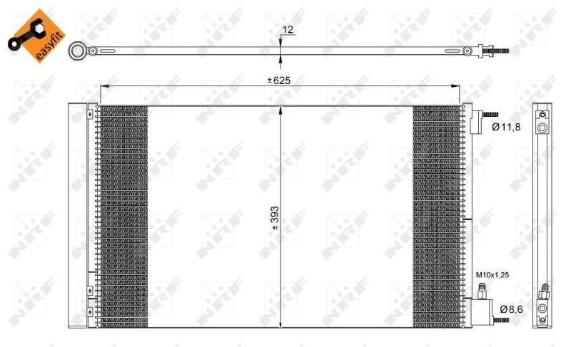 NRF Airco condensor 35912