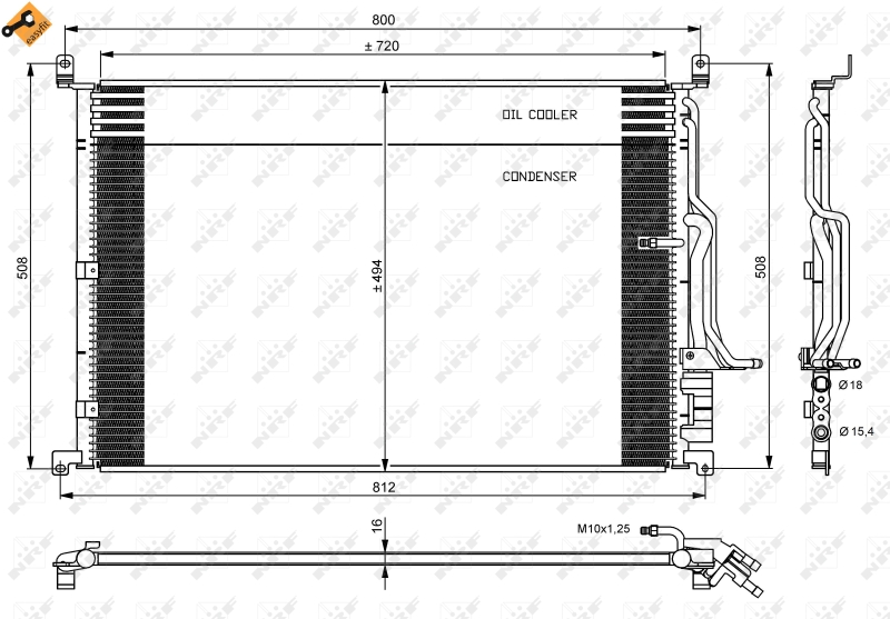 Airco condensor NRF 35923