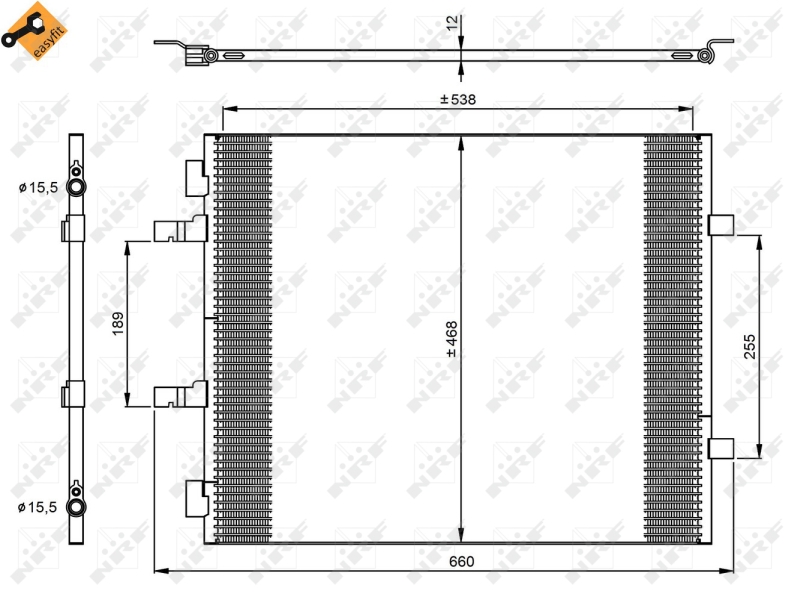 NRF Airco condensor 35960