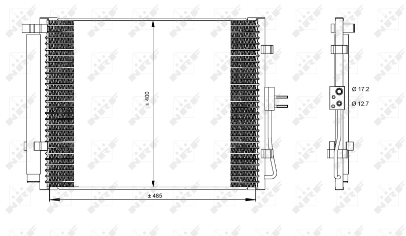 NRF Airco condensor 35984