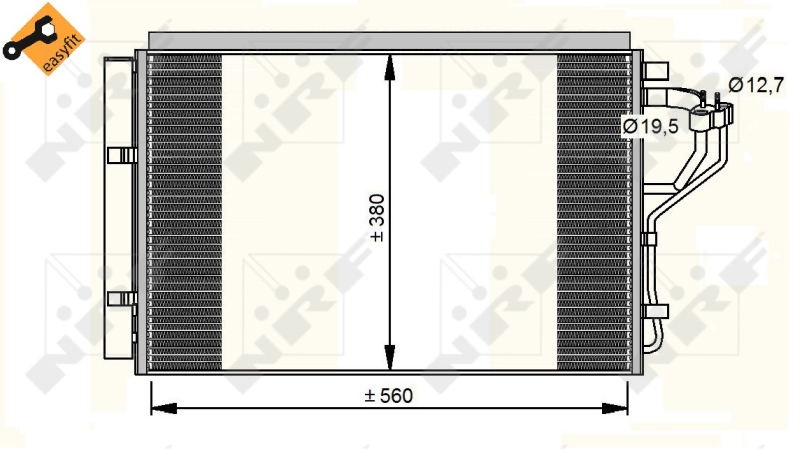 NRF Airco condensor 35996