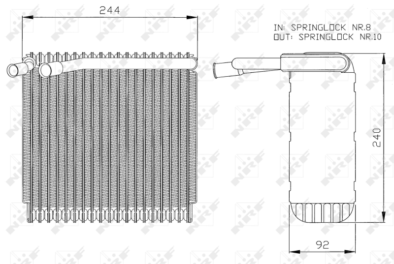 NRF Airco verdamper 36027