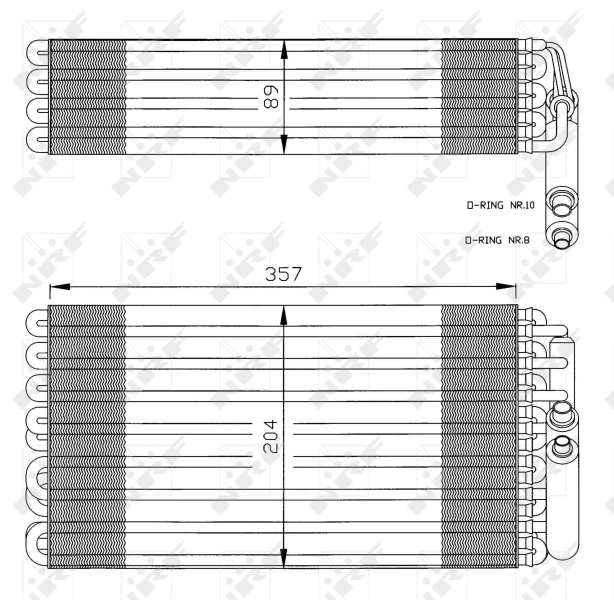 NRF Airco verdamper 36032