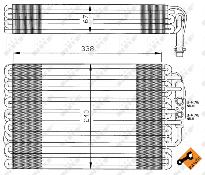 NRF Airco verdamper 36034