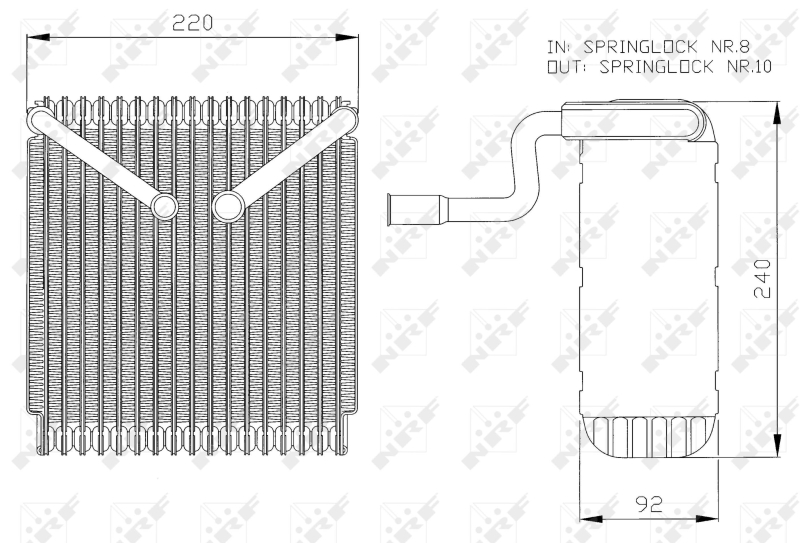 NRF Airco verdamper 36043