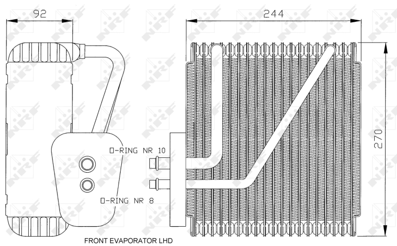 NRF Airco verdamper 36045