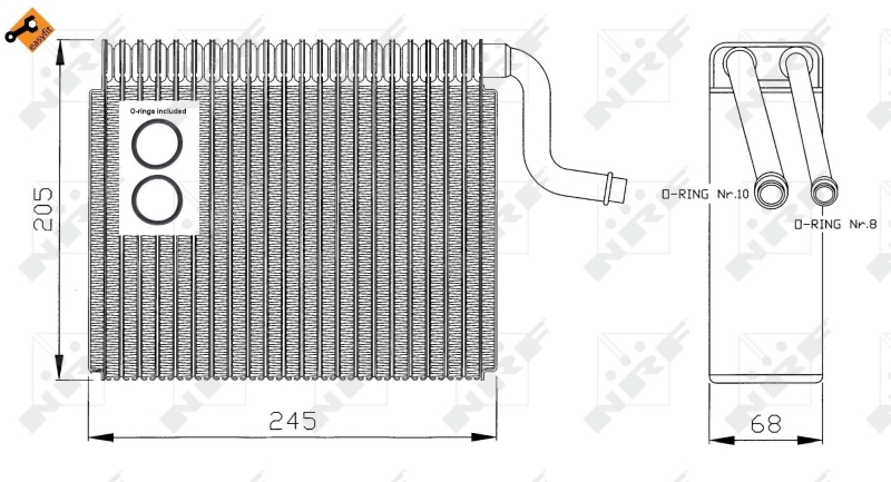 NRF Airco verdamper 36050