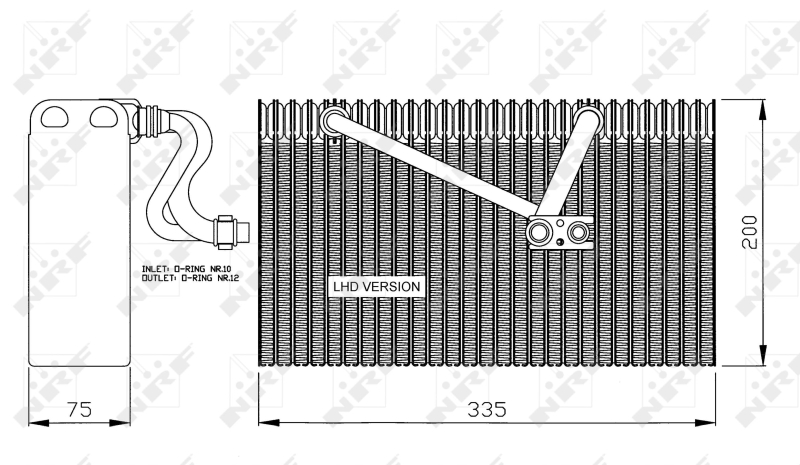 NRF Airco verdamper 36058