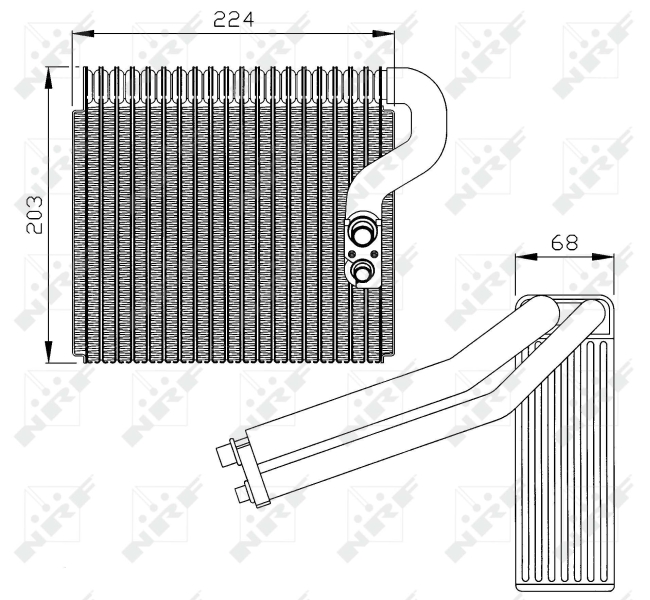 NRF Airco verdamper 36063