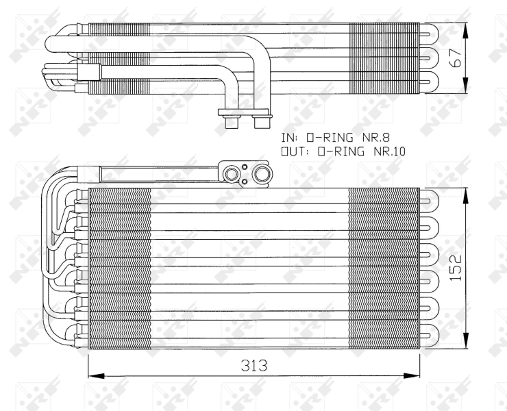 NRF Airco verdamper 36064