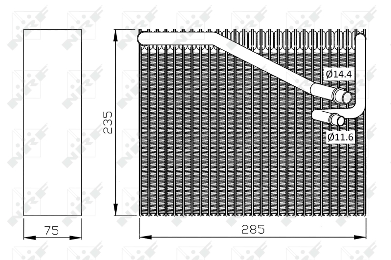 NRF Airco verdamper 36081