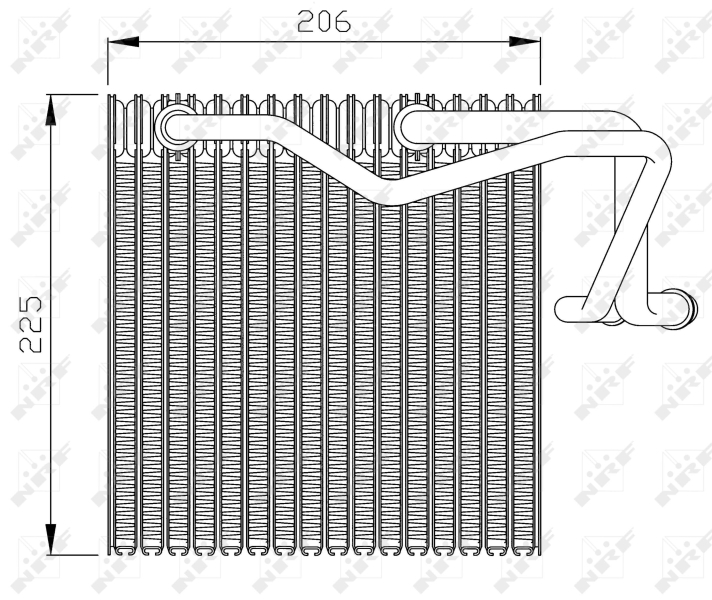 NRF Airco verdamper 36095