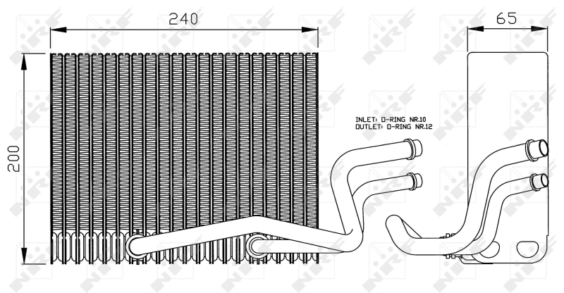 NRF Airco verdamper 36098