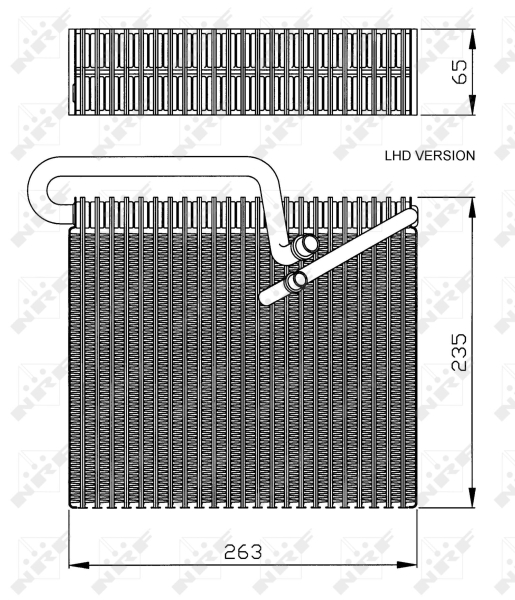 NRF Airco verdamper 36102