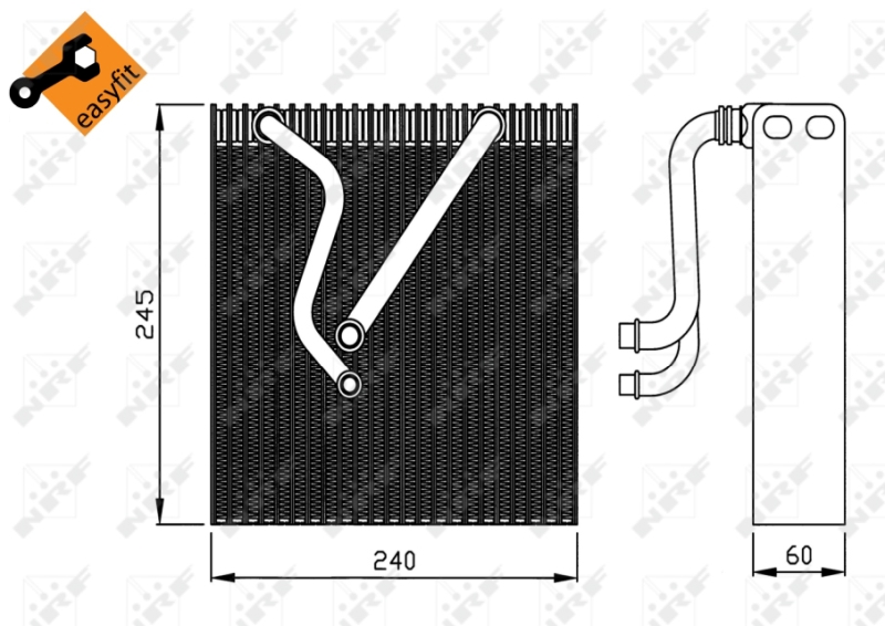 NRF Airco verdamper 36109