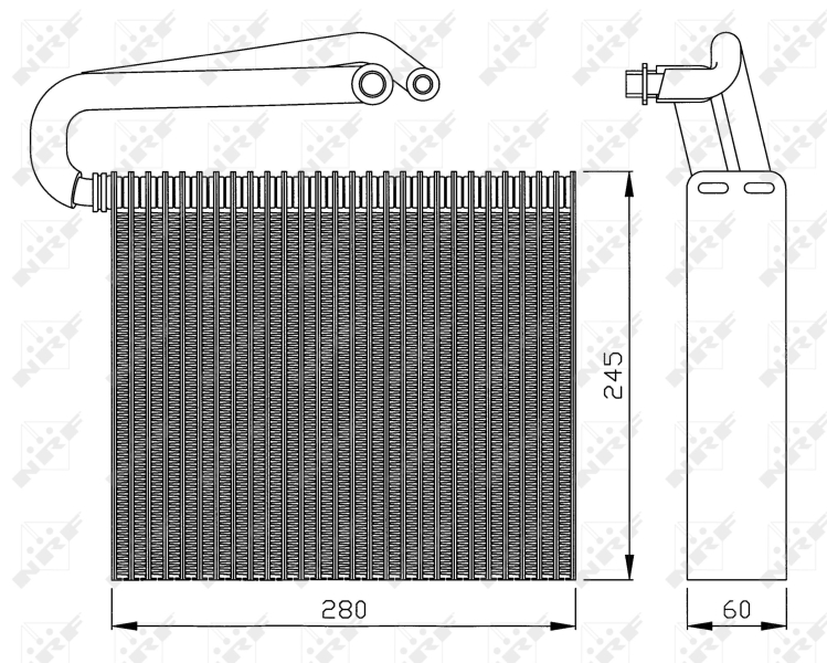 NRF Airco verdamper 36110