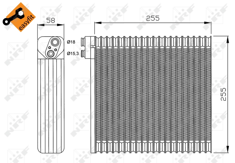 NRF Airco verdamper 36114