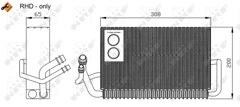 NRF Airco verdamper 36117