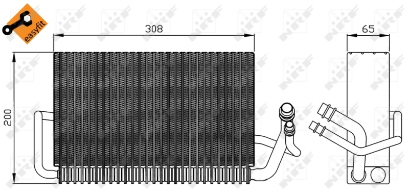 NRF Airco verdamper 36121