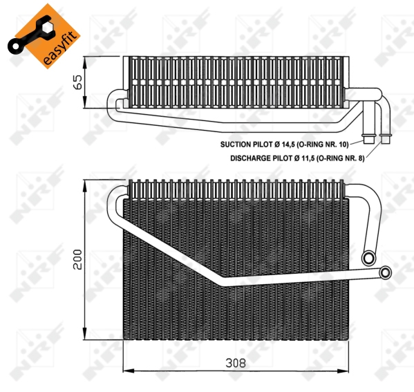 NRF Airco verdamper 36122