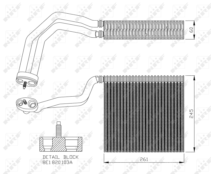 NRF Airco verdamper 36138