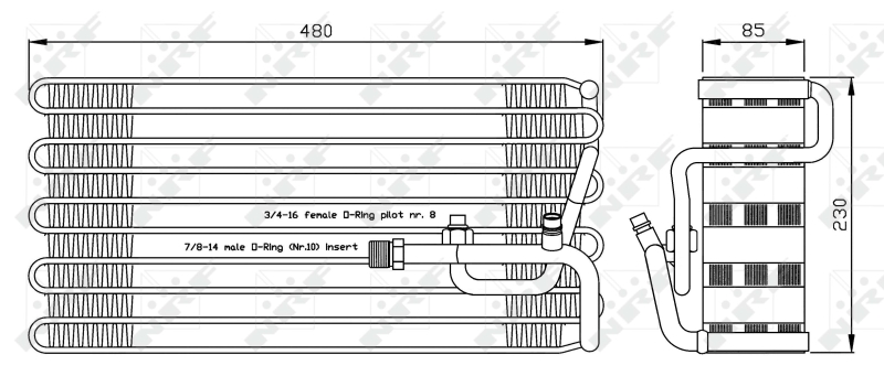 NRF Airco verdamper 36149