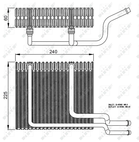 NRF Airco verdamper 36151