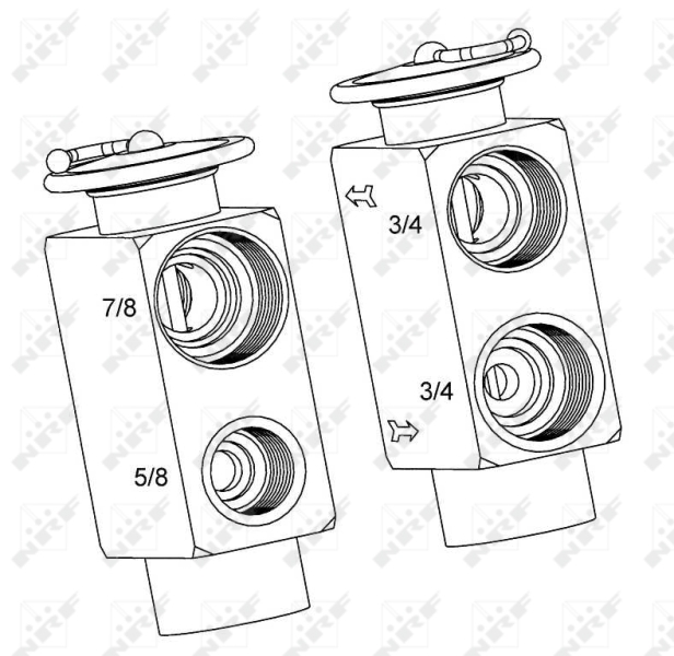 NRF Airco expansieklep 38392