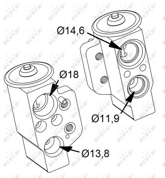 NRF Airco expansieklep 38417