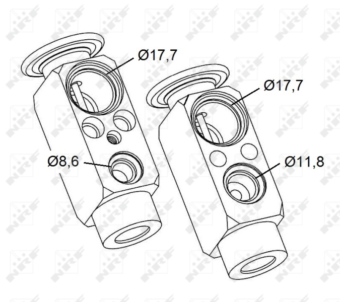 NRF Airco expansieklep 38478