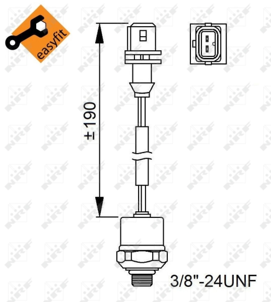 NRF Airco hogedrukschakelaar 38951