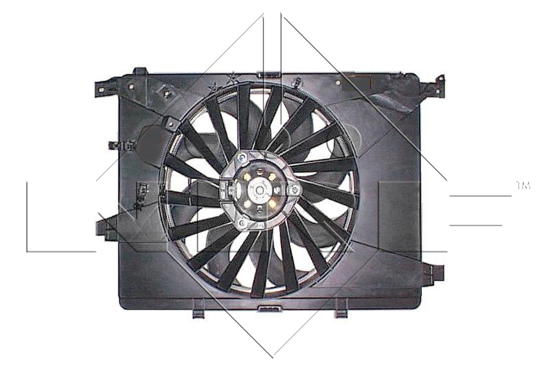 Ventilatorwiel-motorkoeling NRF 47202