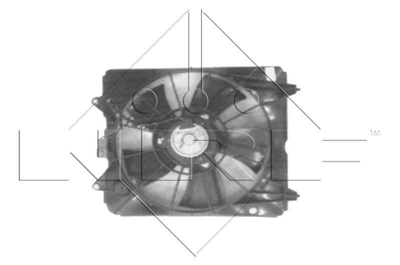 Ventilatorwiel-motorkoeling NRF 47272