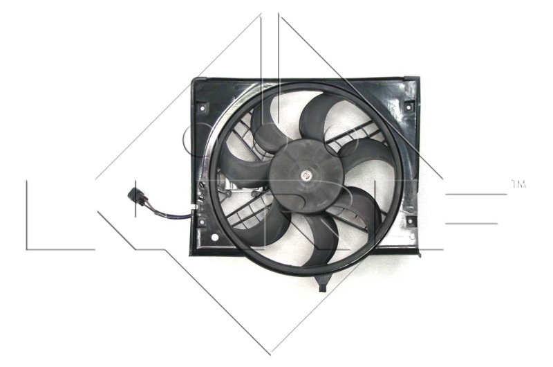 NRF Ventilatorwiel-motorkoeling 47442