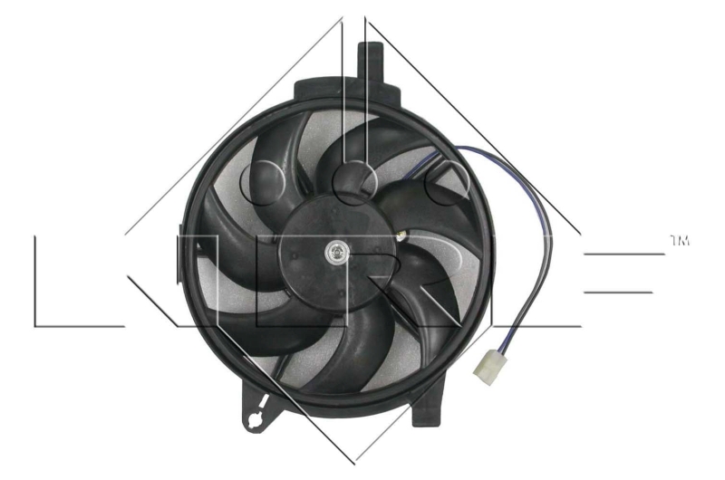 NRF Ventilatorwiel-motorkoeling 47446