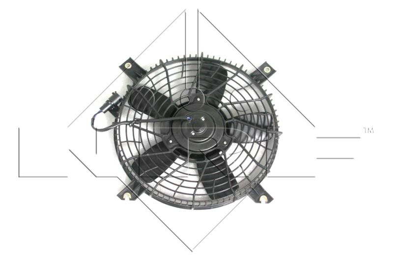 NRF Ventilatorwiel-motorkoeling 47469